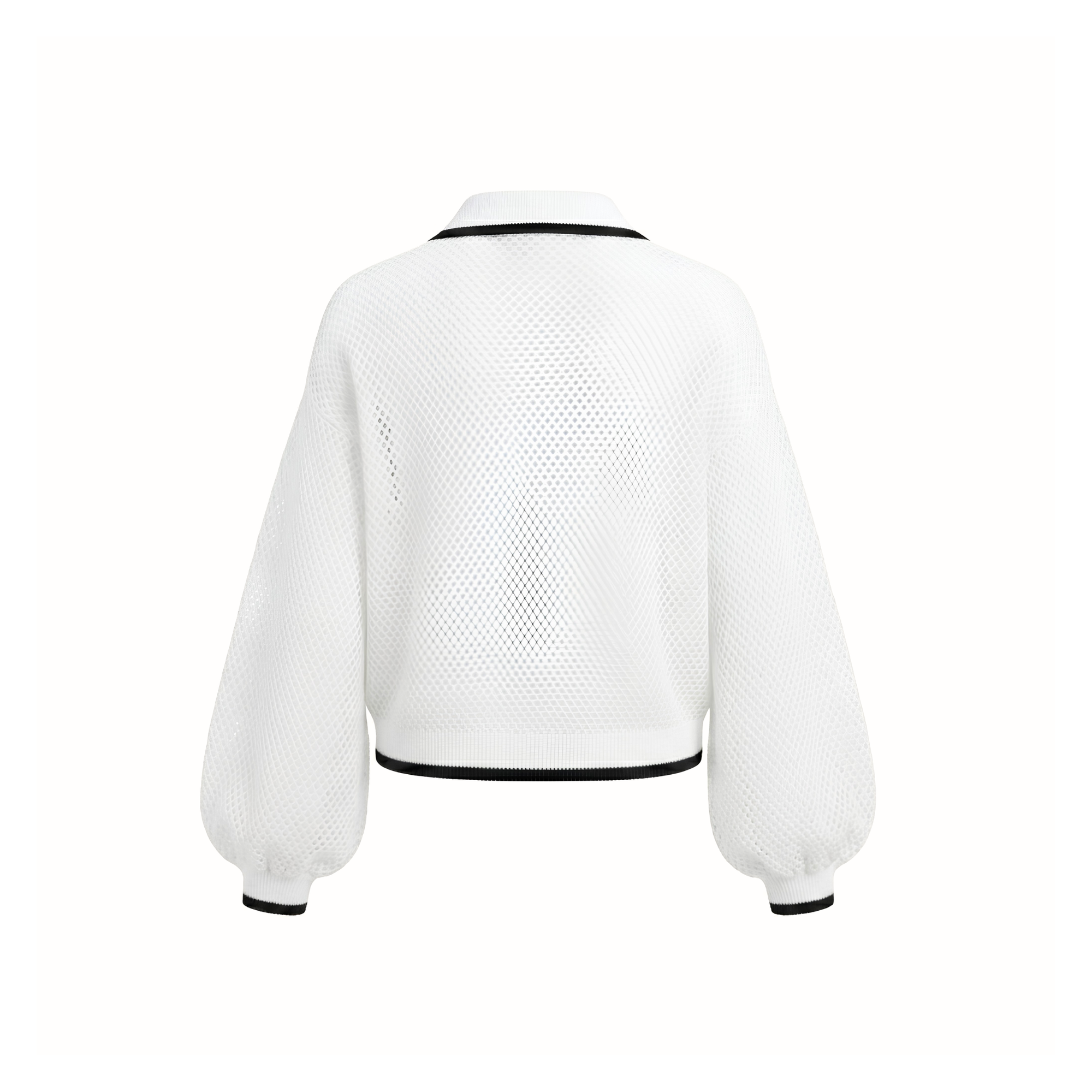 Perforated Knit Cardigan