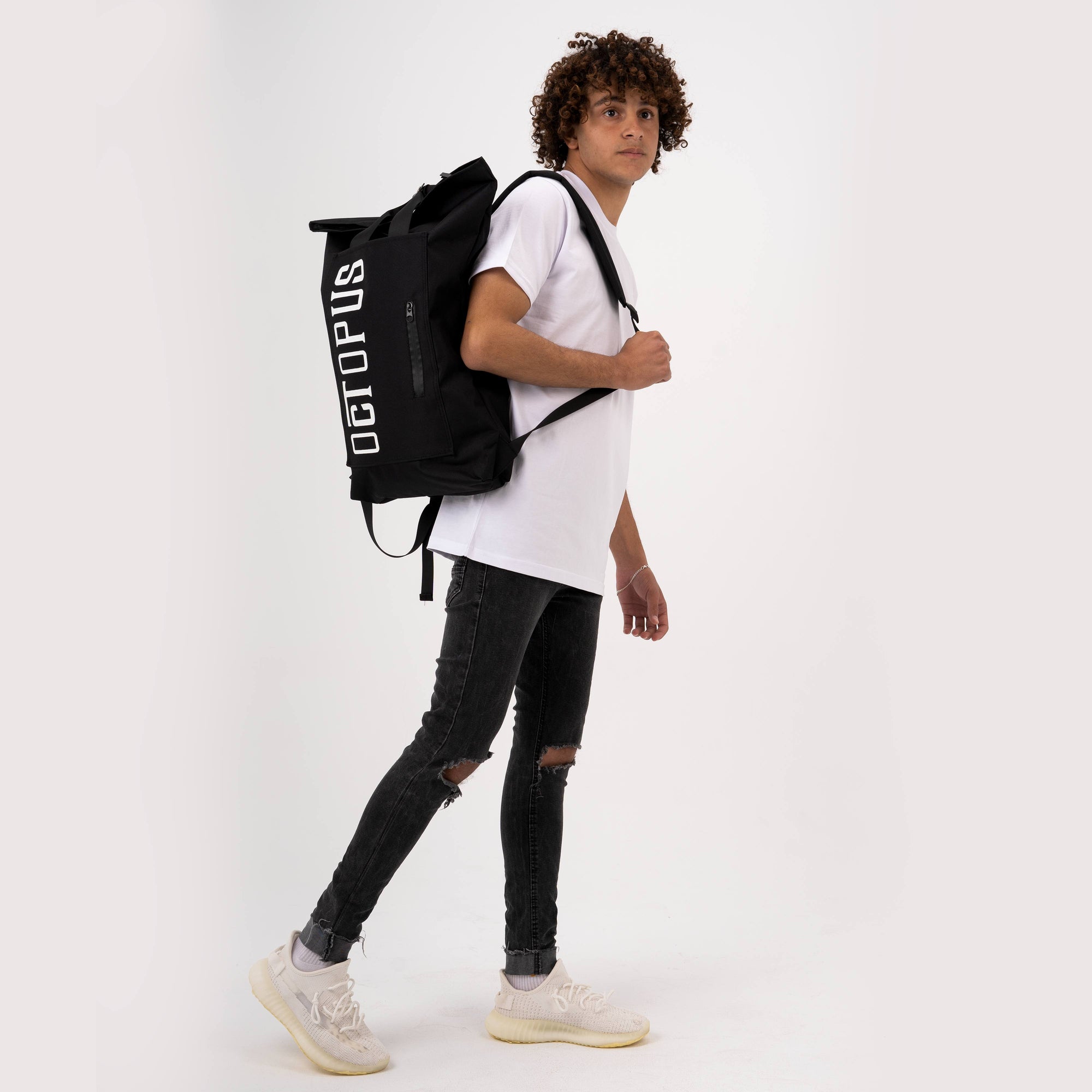 حقيبة ظهر قابلة للطي - أسود 