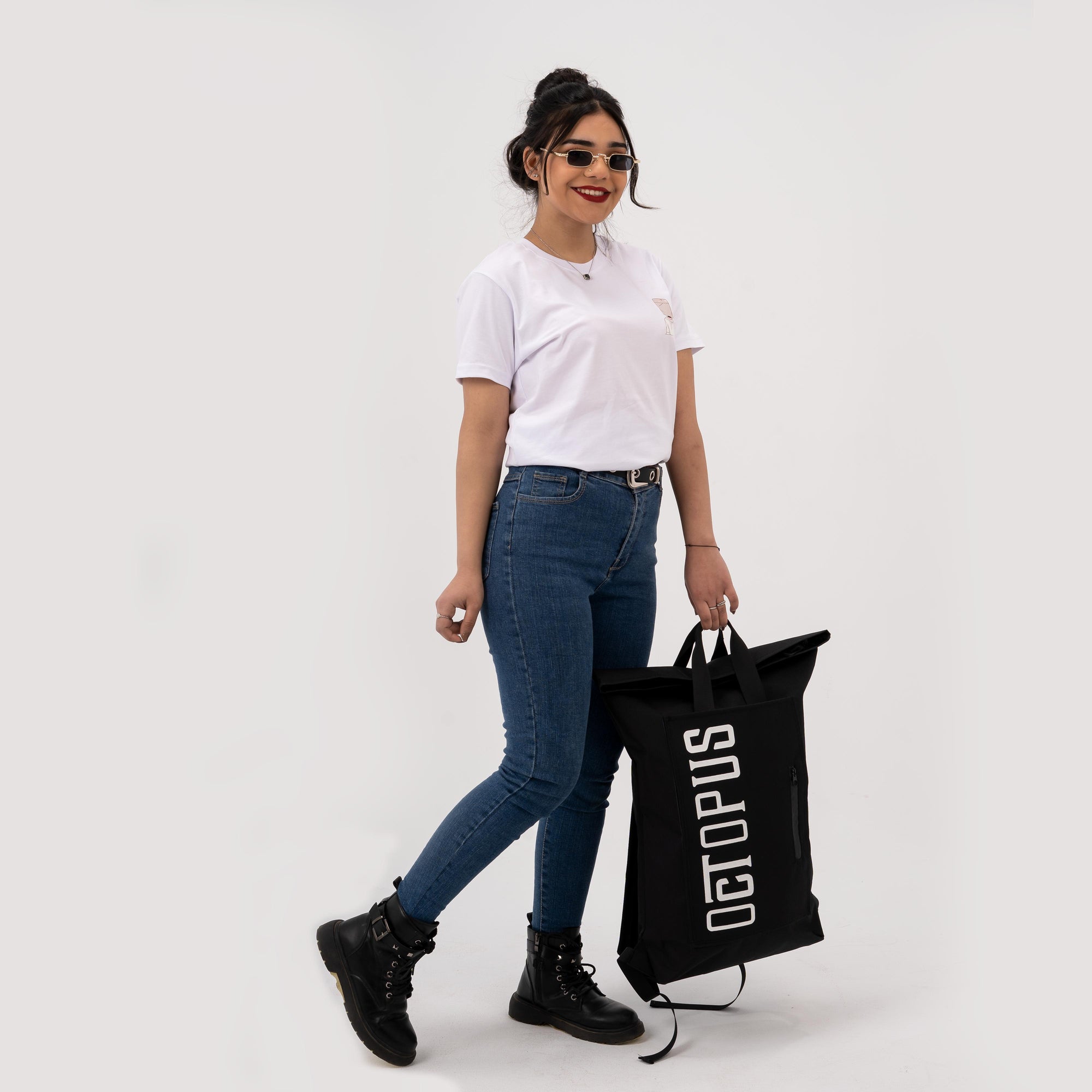 حقيبة ظهر قابلة للطي - أسود 